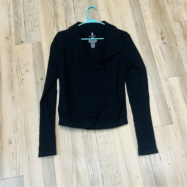 Free People Movement Active Black zip up jacket medium - Image 4