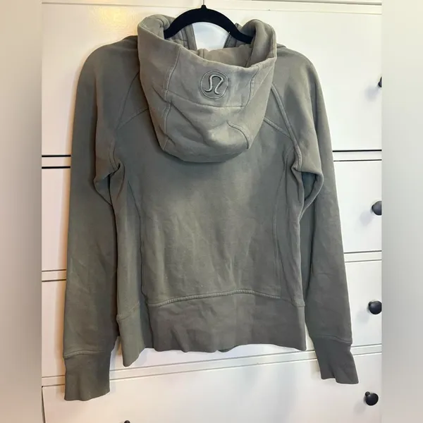 Lululemon scuba full zip hoodie sweatshirt size 6 - Image 2
