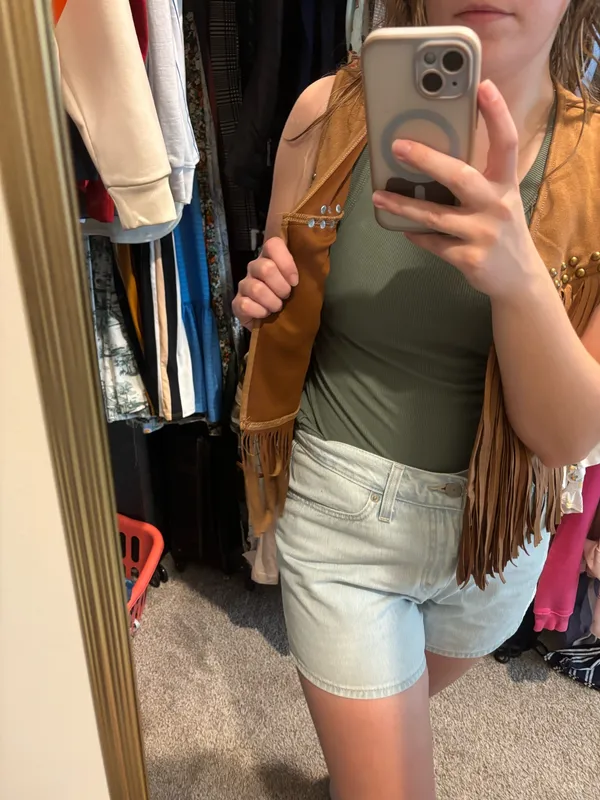 Fringe vest Brown - Image 3