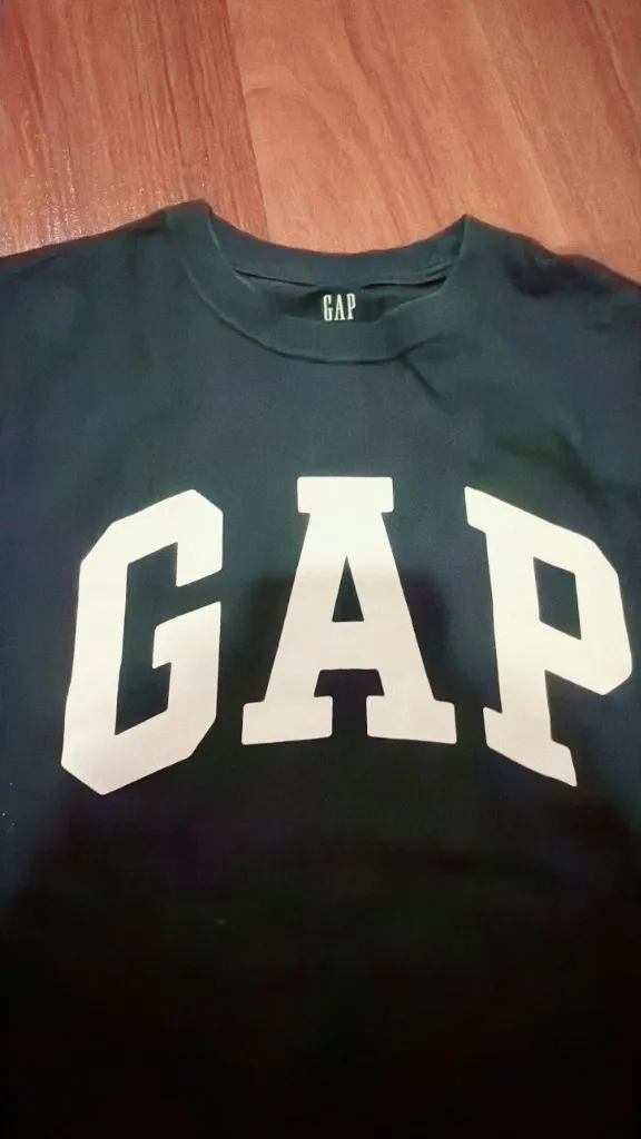 Gap Classic Logo Graphic T-Shirt Everyday Soft Dark Navy Blue Small S - Image 2