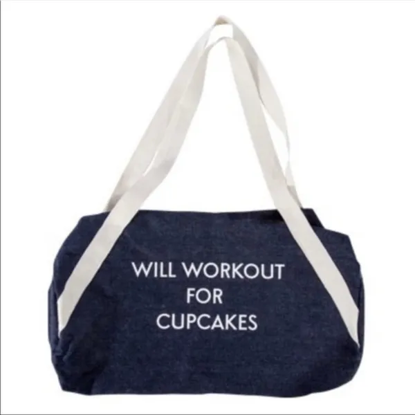 Private Party Denim Bag Will Workout For Cupcakes Graphics New - Image 2