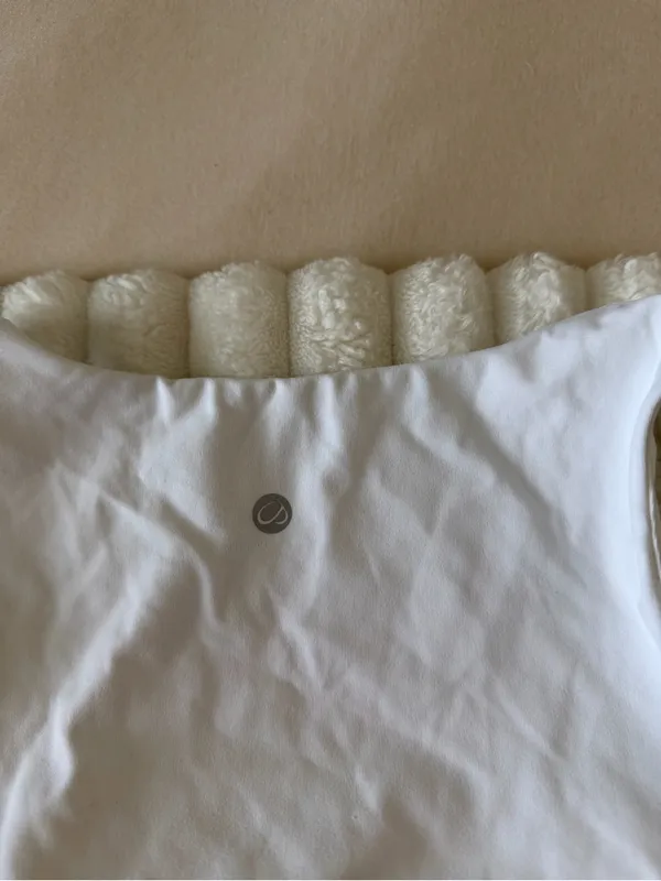 CRZ Yoga White Square Neck Tank Top - Image 4