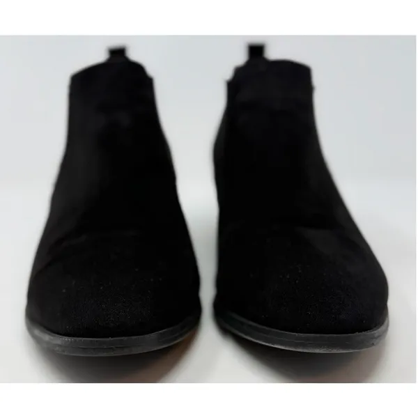Lauren Blackwell Women's Devyn Black Suede Ankle Booties Size 8 1/2 - Image 4