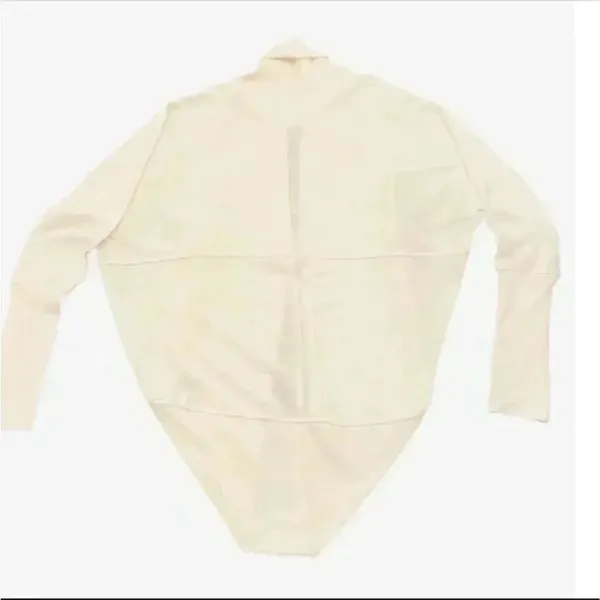 Mossimo Long Sleeves Off White Oversized Open Front Women Top SP #1423 - Image 5