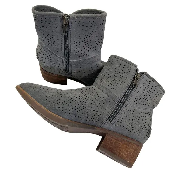 UGG Darling Seaweed Perforated Suede Boot - Image 3
