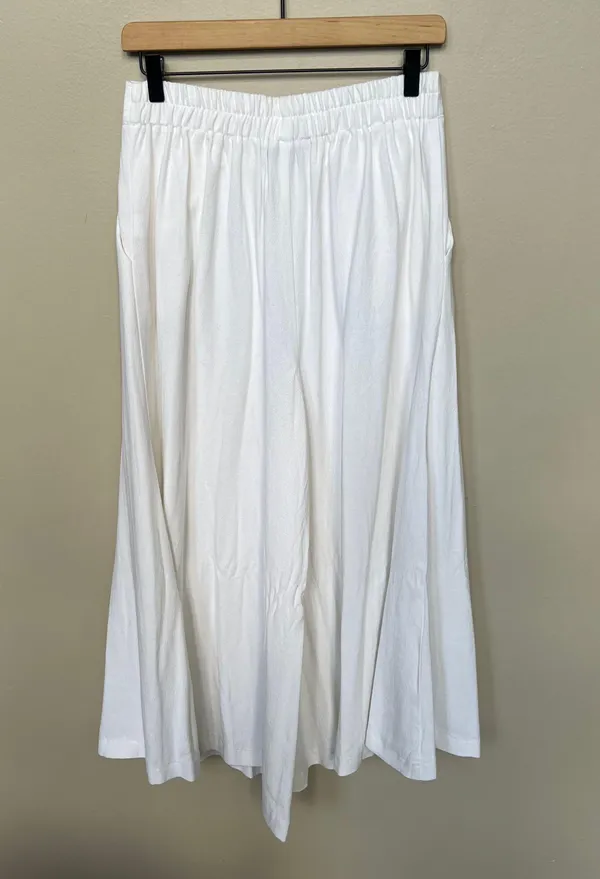 Lulu’s NWT Sail With Me White High-Waisted Wide-Leg Pants Palazzo Size Medium - Image 7