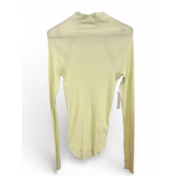 Koto Urban Outfitters Lime Green Mock Neck‎ Ribbed Long Sleeve Top Small NEW - Image 2