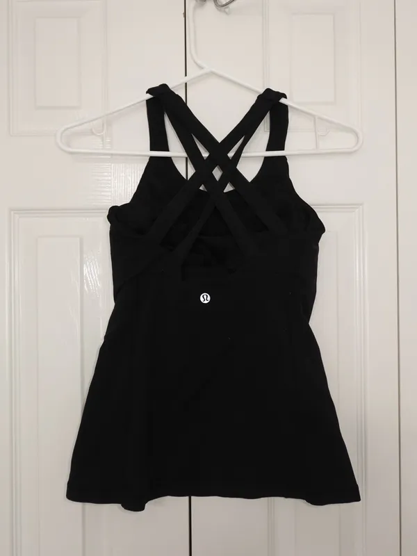 Lululemon Cross It Off Tank - Black - Size: 4 - Image 2