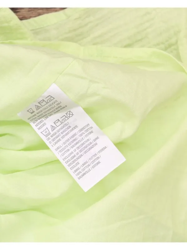 Isaac Mizrahi Live! Bridgehampton Gauze Sleeveless Dress Tranquil Green PM - Image 5