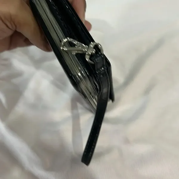 Black Crocodile wristlet - Image 3
