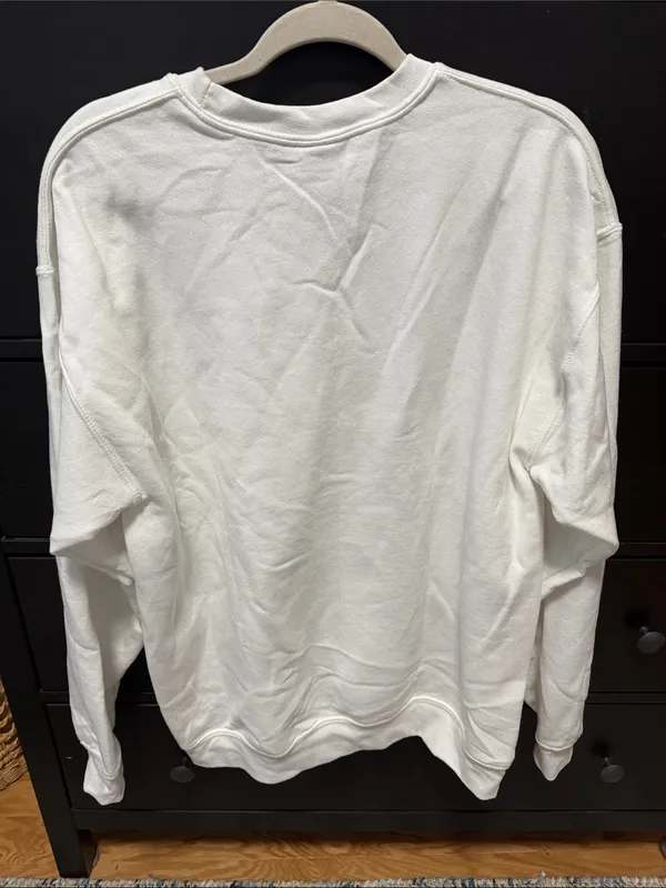 Taylor Swift Sweatshirt White Size L - Image 3