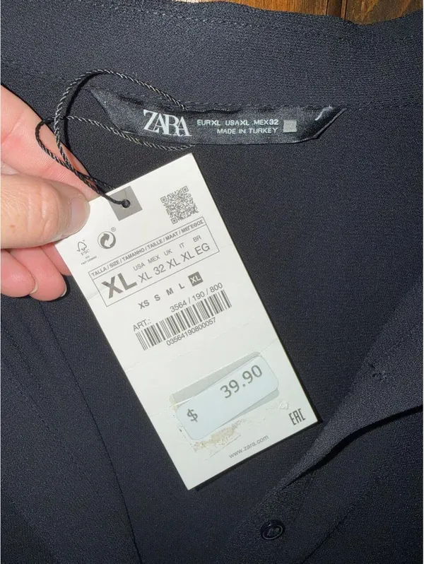 Zara wrap blouse - Image 2