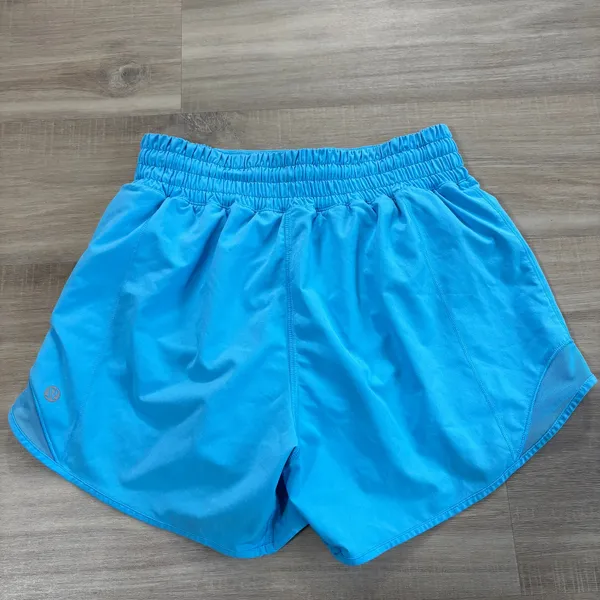 Lululemon Hotty Hot High-Rise Lined Short 4" Kayak Blue Light Women Size 4 - Image 3