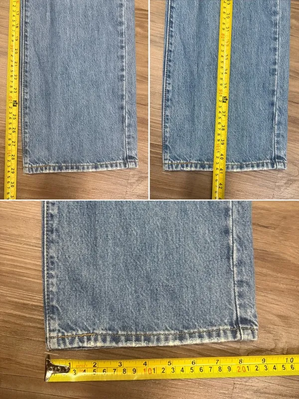 Levi’s High Waisted Straight Jeans 25 Fits 26x29 Distressed Blue $104 - Image 9