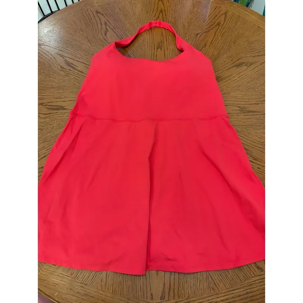 Fabletics Active Dress Womens 2X Pink Halter Neck Built-in Shorts DS2500538 - Image 2