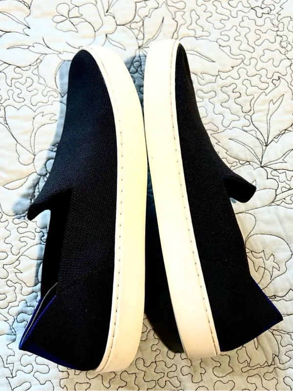 💥ROTHY’S The Original Slip On Sneaker Navy Knit Eco Friendly Women’s Sz 10💛 - Image 6