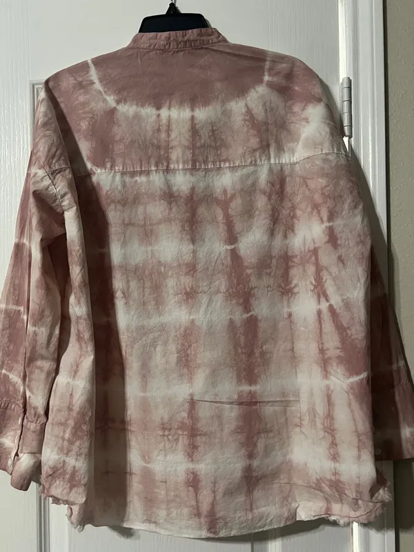 Zara Pink Button-Up Shirt - Image 2