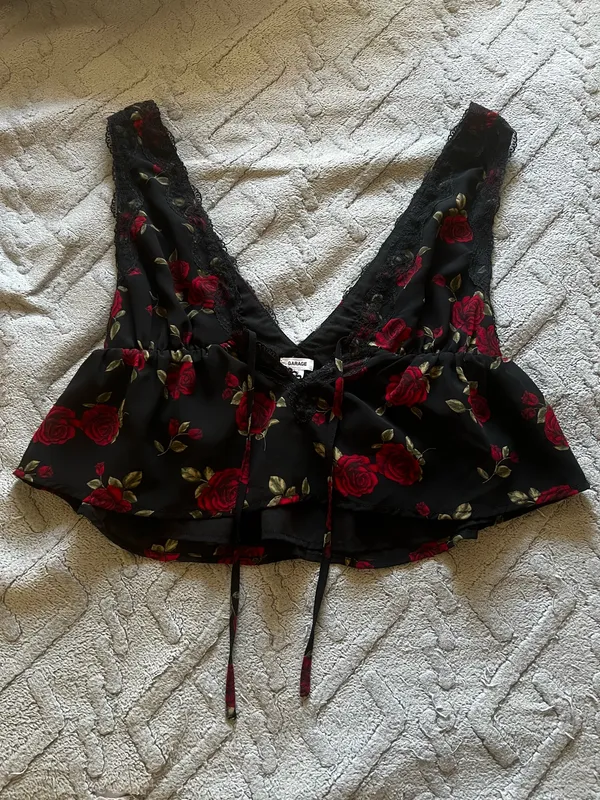 Garage Lace Trim Cami Top - Image 2