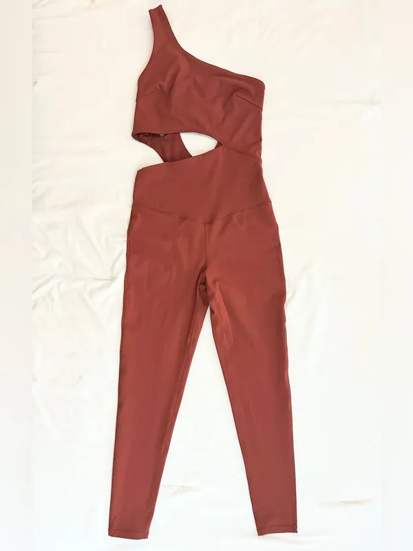 FP Movement by Free People Transcend Limits Onesie – Ginger Spice – S - Image 7