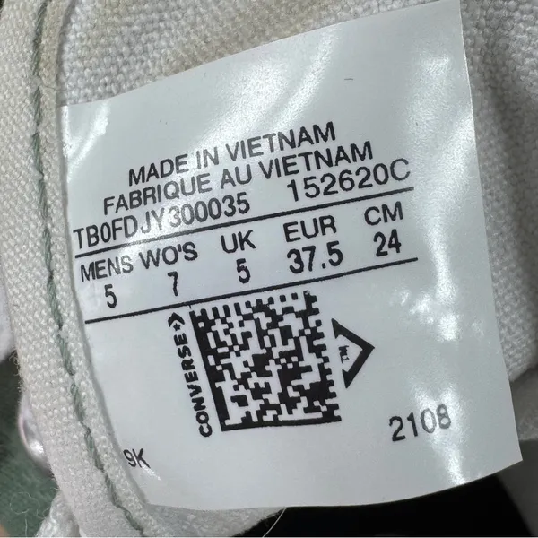 Converse Chuck Taylor Customized High Top Sneakers Sage Green 5‎ Men 7 Women - Image 10