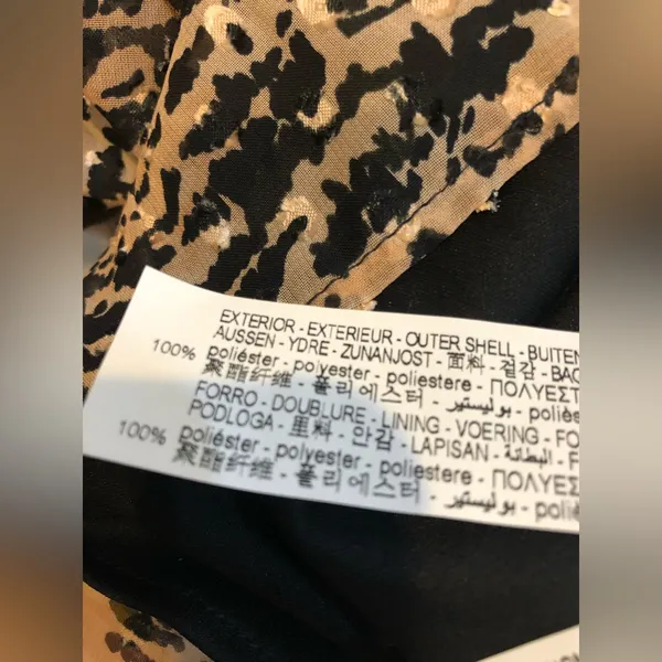 Zara *NWT* Leopard Print mini dress - Image 5