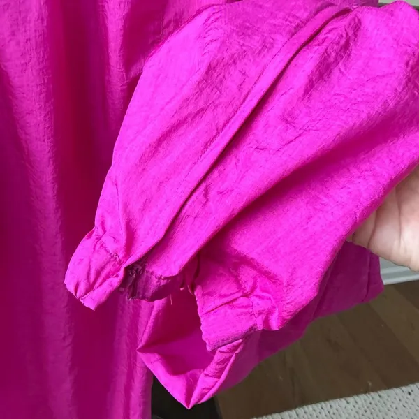 Vintage 90s 1994 Magenta Fuchsia Link Windbreaker Track Pants M - Image 4