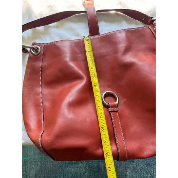 Marc Jacobs Collection Burnt Orange Leather Hobo Shoulder Bag Large - Image 10