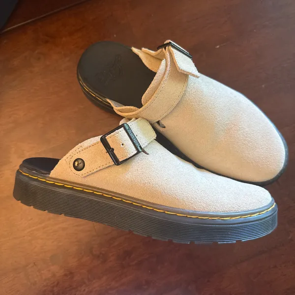 DR MARTENS unisex Carlson Slingback Mule - Savannah Tan Sz 8 M / 9 W ✨ - Image 7