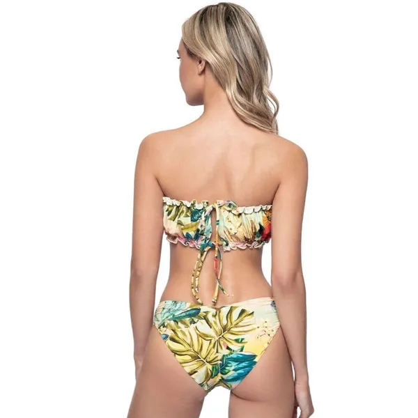 New. Pilyq/PQ oasis ruched reversible bikini. L-top/M-bottom. Retails $156 - Image 4