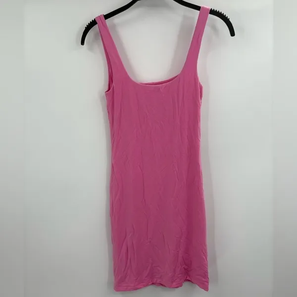 Aritzia Wilfred Pink Mini Ruched Party Rushing Lydia Barbie Dress Size Xs - Image 9