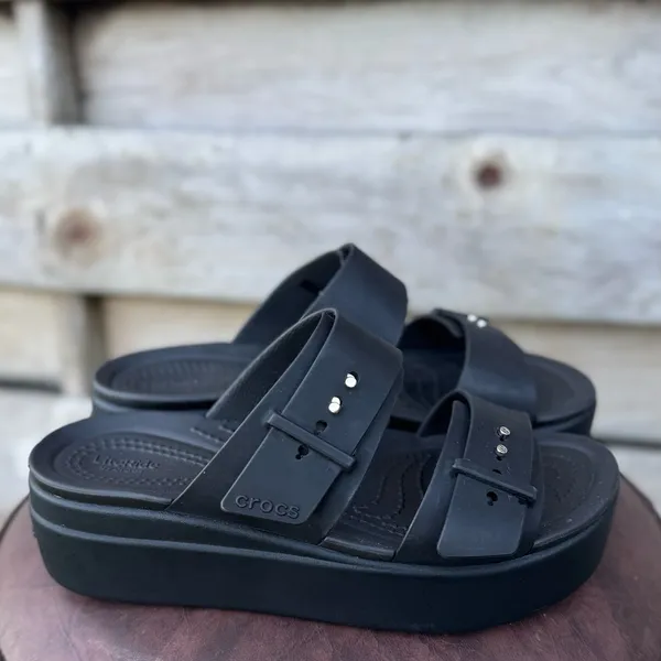 CROCS Black Women's Sandals - Image 3