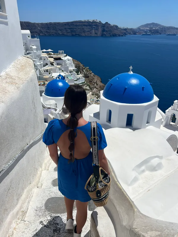 Hello Molly Blue Open Back Dress - Image 2