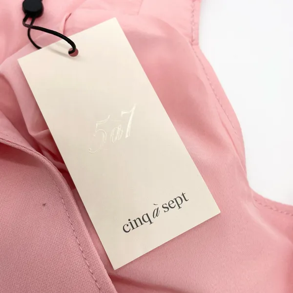 Cinq À Sept Womens Sharon Dress 8 Pink Asymmetrical Party Date Night‎ Glam HOCO - Image 11