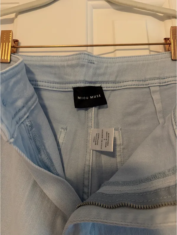 Baby Blue Jeans Size L - Image 2
