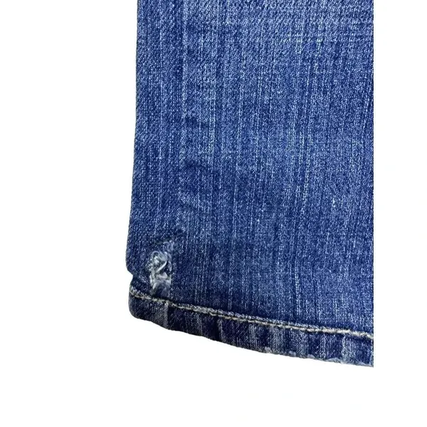 Abercrombie & Fitch Vintage Low Rise Straight Leg Jeans 0S Short Medium Wash 27W - Image 5
