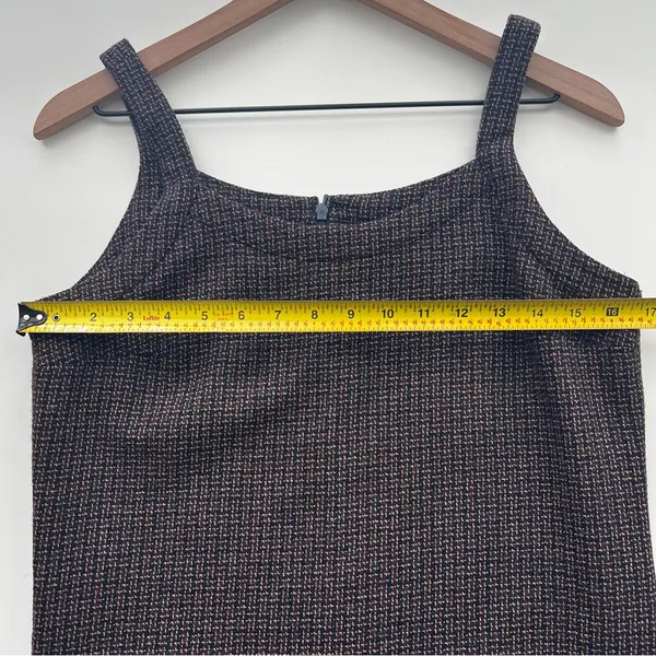 ABERCROMBIE vintage 80s 90s houndstooth print wool blend mini dress Hong Kong S - Image 4