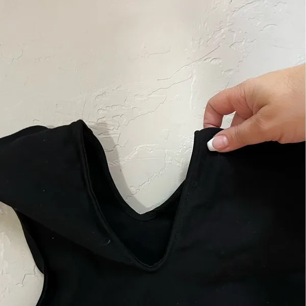 Zara Black Side Cutout Micro Mini‎ Dress - Image 6