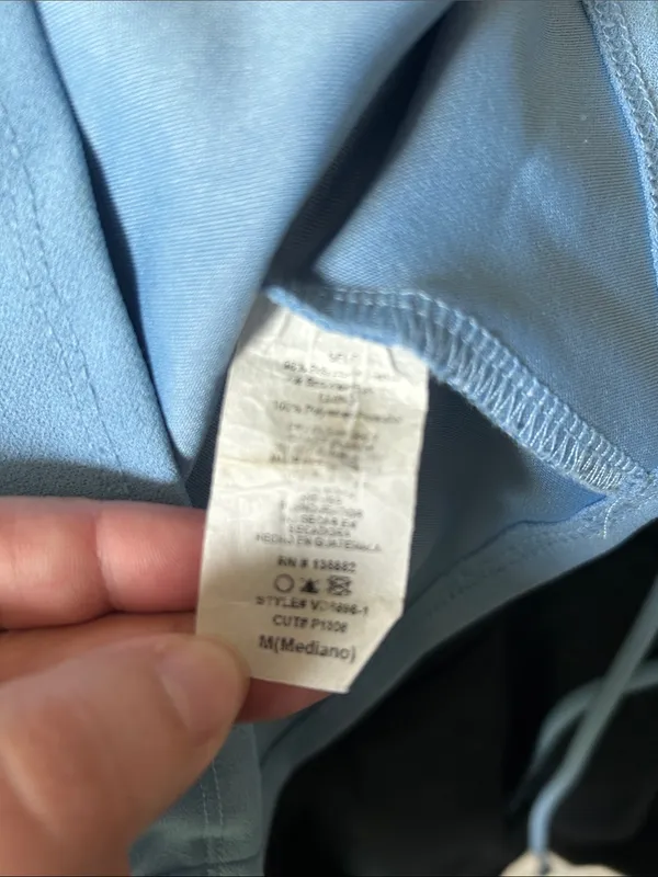 Windsor Light Blue Ruched Mini Dress - Image 7