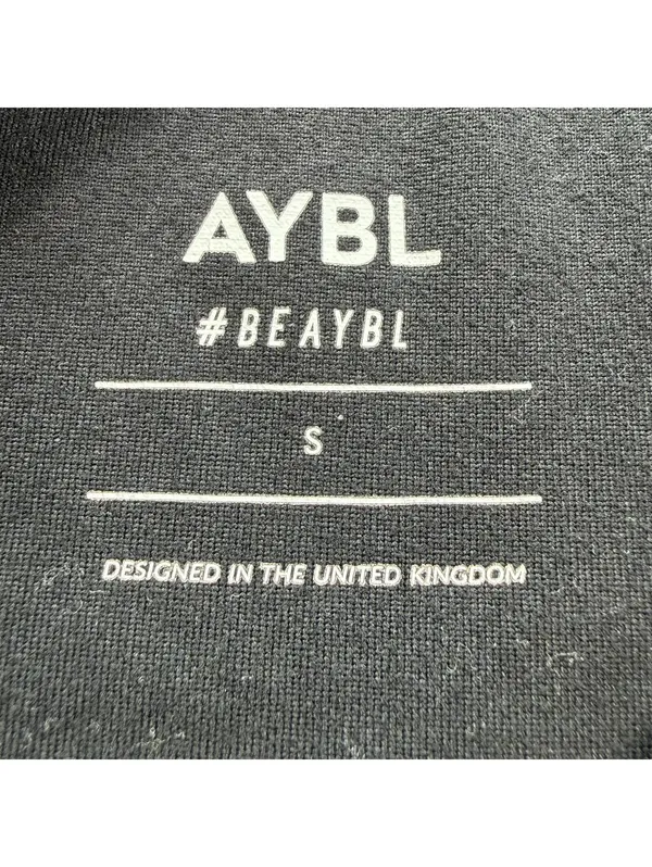 AYBL Womens Black Seamless Biker Shorts S High Waisted Gym Fitness Activewear - Image 3