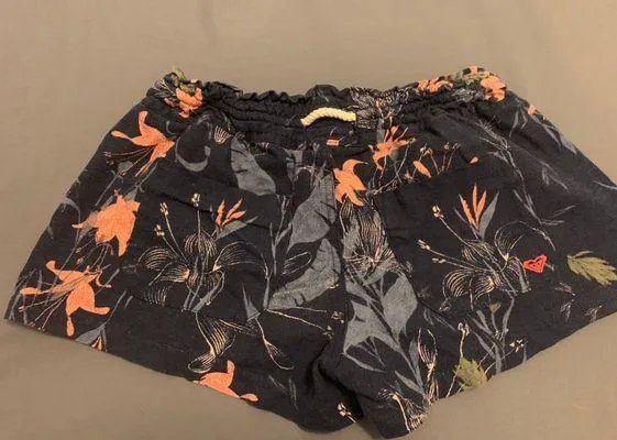 Roxy Floral Linen Shorts - Image 2
