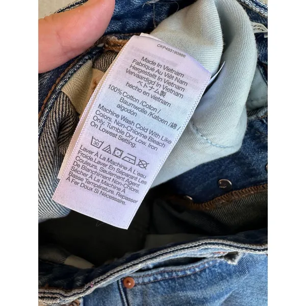 Madewell The Darted Barrel-Leg Jean Button Fly Denim 23 Irmo Wash - Image 7