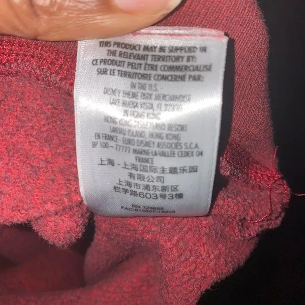 Parks Walt Disney World Red Crewneck Grumpy Pullover Sweatshirt Size XXL - Image 6