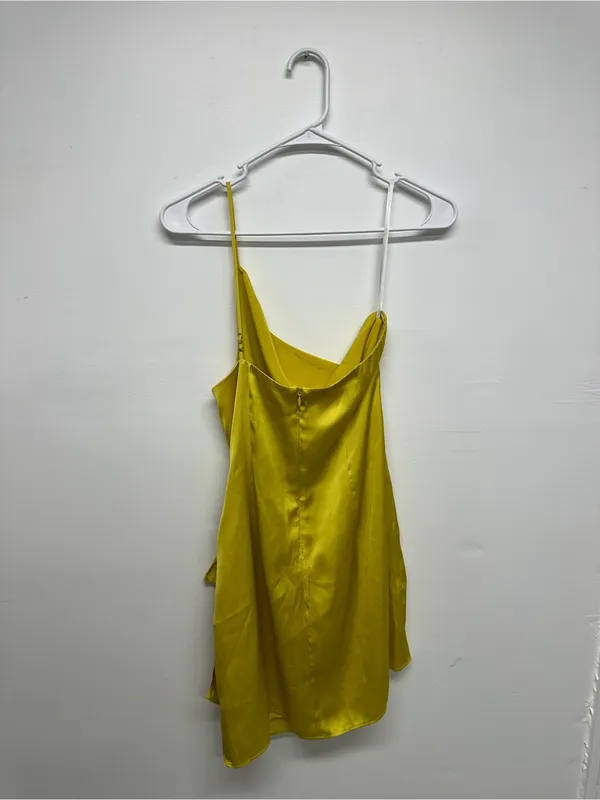 Lovers + Friends Karen Mini Dress - Yellow - Small - Image 10