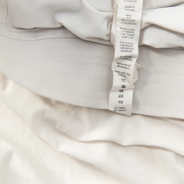 Lululemon Women's Court Rival Athletic High Rise Twirl Athletic Mini Skirt White - Image 3