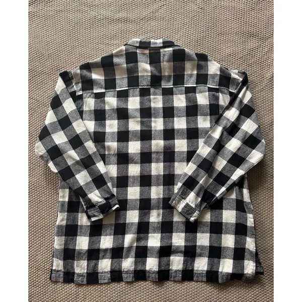 Rails Womens Black Check Long Sleeve Button Blouse Top Flannel‎ Size M - Image 7