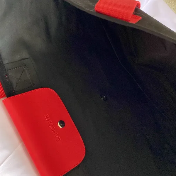 Black and Red Lancôme Tote Bag - Image 4