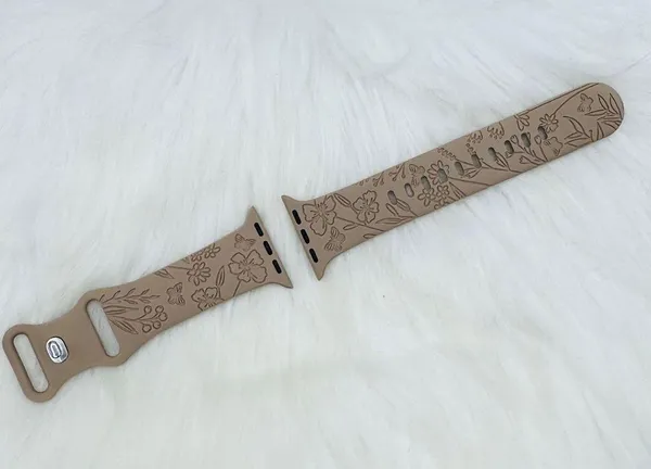 New Tan Khaki Watch Band For Apple Watch Series 38mm / 40mm / 41mm - Image 5
