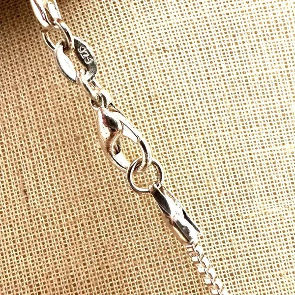 Silver and gold tone large floral pendant necklace - Image 7