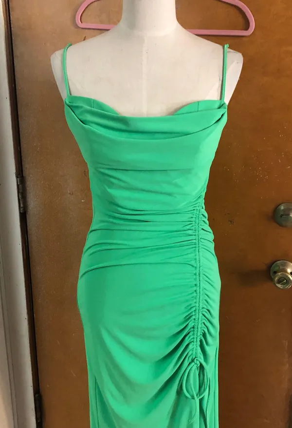 ZARA green maxi dress. Medium - Image 4