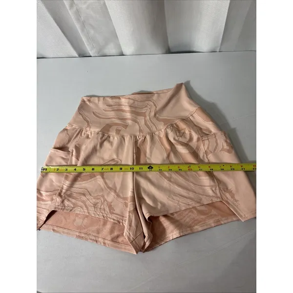 NEW Gymshark Womens Power Jacquard Pink Shorts Pockets Size Medium‎ - Image 6
